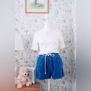 Blue corduroy Ralph Lauren shorts